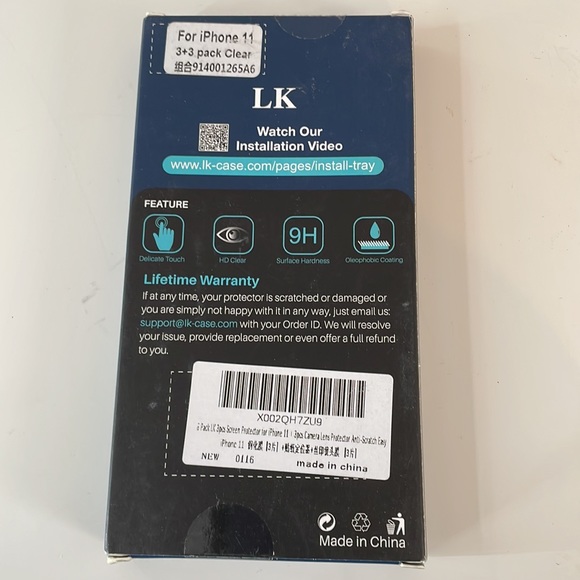 Three pack tempered glass screen protector. - Picture 2 of 2